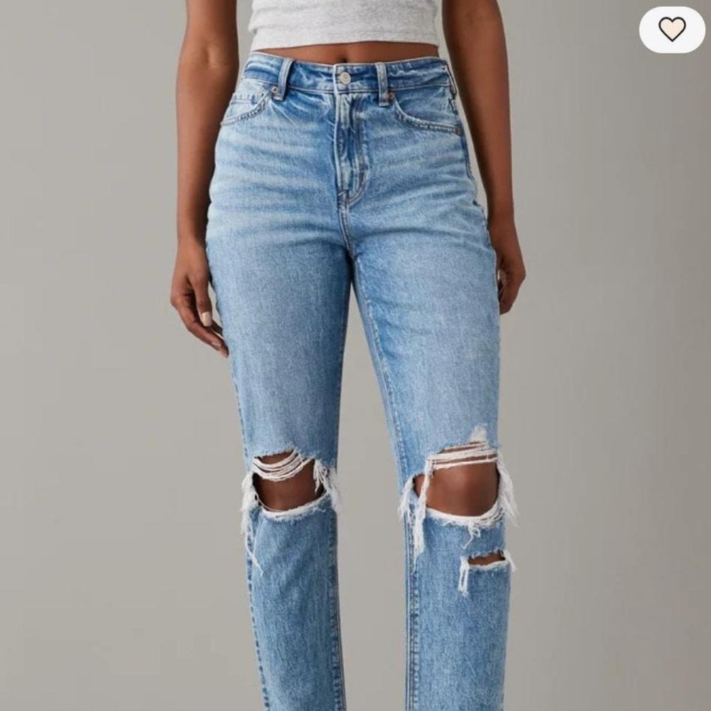 American Eagle Strigid Mom Jean